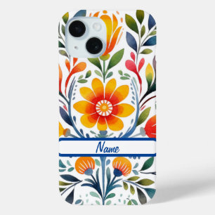 Coque Case-Mate iPhone Coque-Mate de design de fleurs mexicaines
