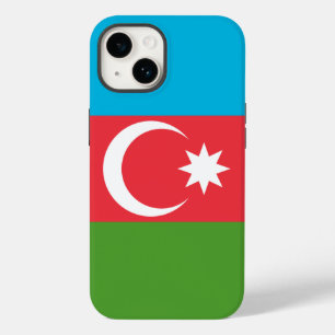 Coque Case-Mate iPhone Coque-Mate de pomme patriotique, drapeau d'Azerbaï