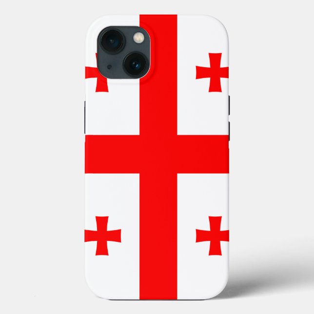 Coques Case-Mate iPhone Coque-Mate de pomme patriotique, drapeau de Géorgi (Verso)