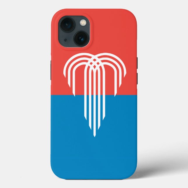 Coques Case-Mate iPhone Coque-Mate de pomme patriotique, drapeau de Kansas (Verso)