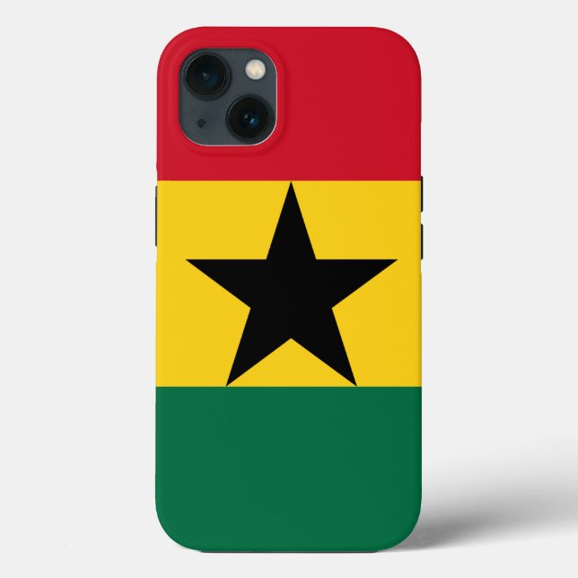 Coques Case-Mate iPhone Coque-Mate de pomme patriotique, drapeau du Ghana (Verso)