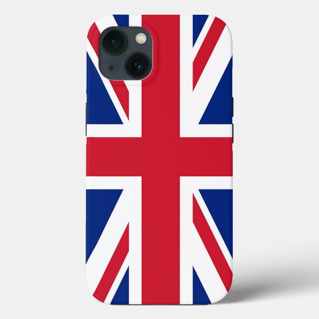 Coques Case-Mate iPhone Coque-Mate de pomme patriotique, drapeau du Royaum (Verso)