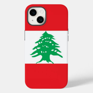 Coque Case-Mate iPhone Coque-Mate de pomme patriotique, drapeau libanais