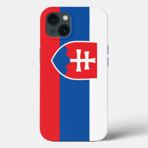 Case-Mate iPhone Case Coque-Mate de pomme patriotique, drapeau slovaque