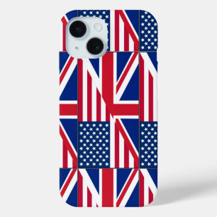 Coque Case-Mate iPhone Coque-Mate iPh, Drapeau américain et britannique à
