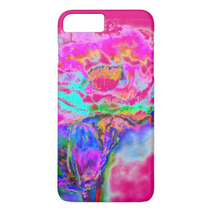 Coque Case-Mate iPhone Coquelicot rose, peinture florale à l'aquarelle