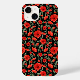 Coque Case-Mate iPhone Coquelicots rouges