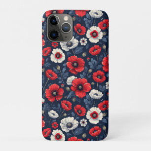 Case-Mate iPhone Case Coquelicots rouges et blancs vibrants