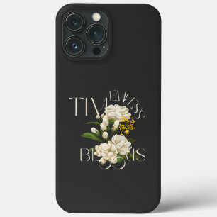 Coques iPhone 13 Pro Fleurs intemporelles crème