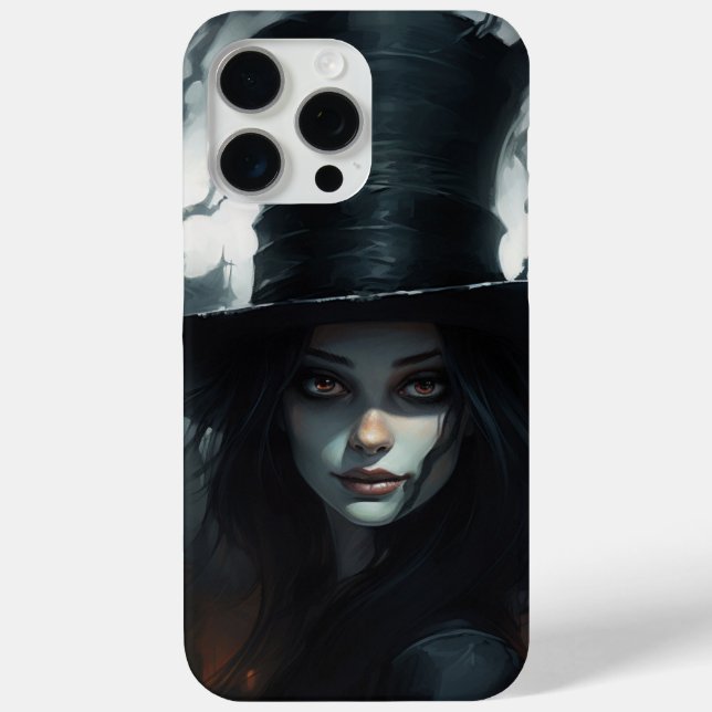 Coques Case-Mate iPhone Coques iPhone 15 Pro Max - Chapeaux Noir (Verso)