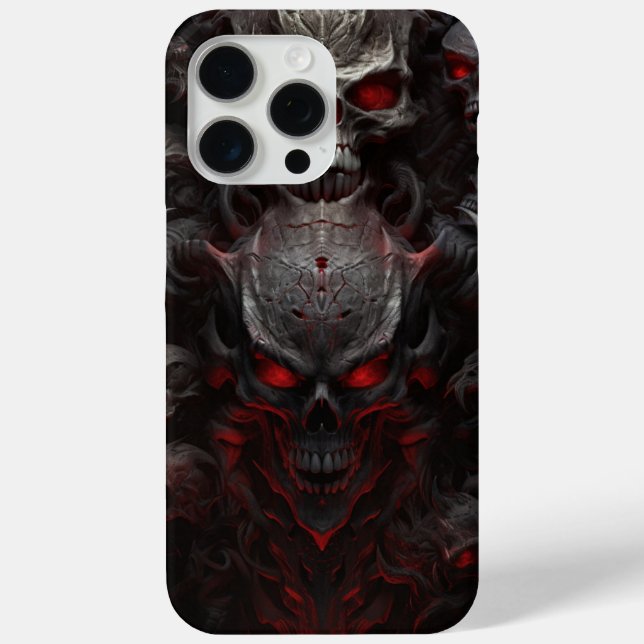 Coques Case-Mate iPhone Coques iPhone 15 Pro Max - Séries Skull -2 (Verso)
