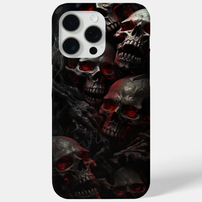 Coques Case-Mate iPhone Coques iPhone 15 Pro Max - Séries Skull -4 (Verso)