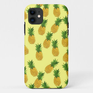 Coques iphone d'ananas de thème de fruit