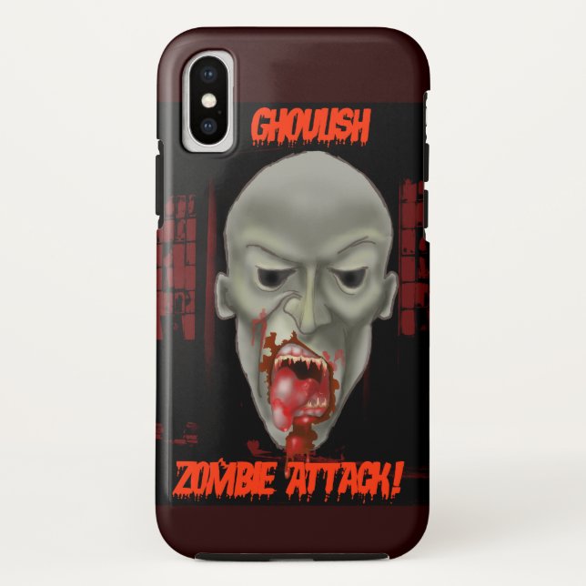 Coques Case-Mate iPhone Coques iphone d'attaque de Ghoulish Zombie (Dos)