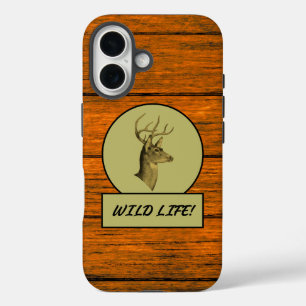 Coques iphone de grains de bois Buck Head