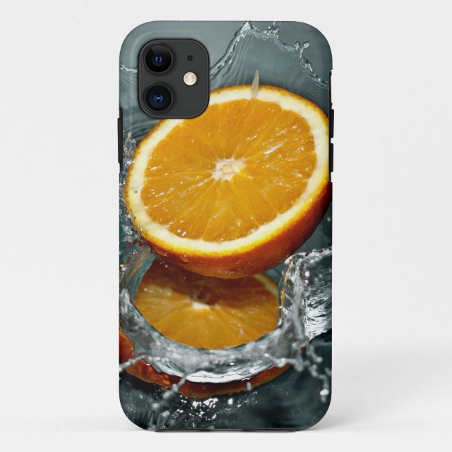 Coques Case-Mate iPhone Coques iphone Orange Splash (Dos)