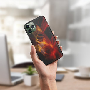 Coques iphone rouge et or