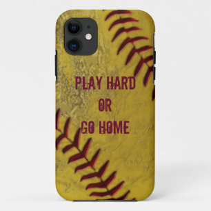 Coques iphone sales du base-ball avec VOTRE TEXTE