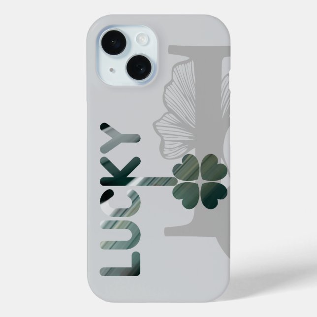Coques Case-Mate iPhone Coques pour iPhone LUCKY Mode Abstrait Vert (Verso)