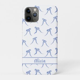 Case-Mate iPhone Case Coquette Bleu et Blanc