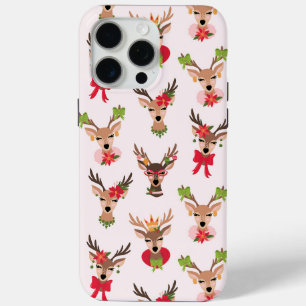 Coque Case-Mate iPhone Coquette Christmas Preppy Reindeer
