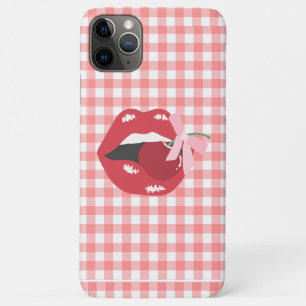 Case-Mate iPhone Case Coquette esthétique cerise lèvres
