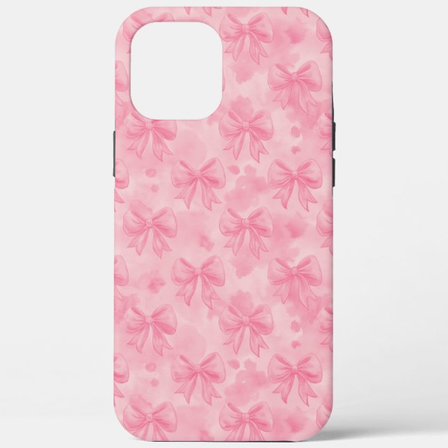 Coques Case-Mate iPhone Coquette Pink Bows (Verso)
