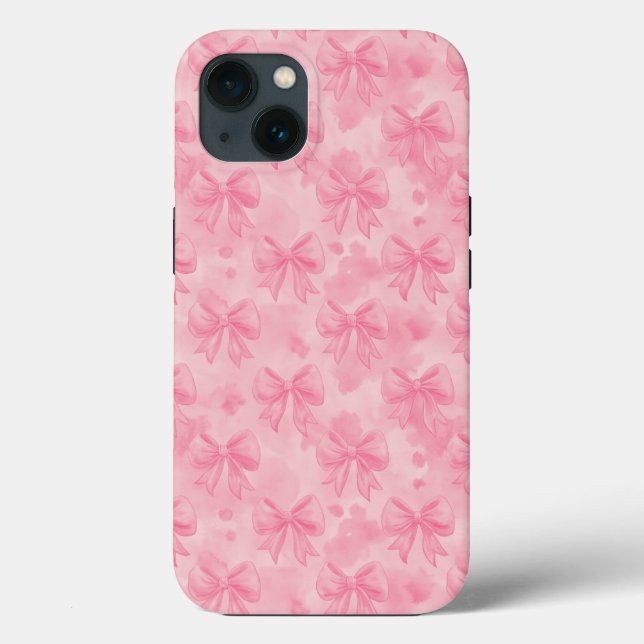 Coques Case-Mate iPhone Coquette Pink Bows (Verso)