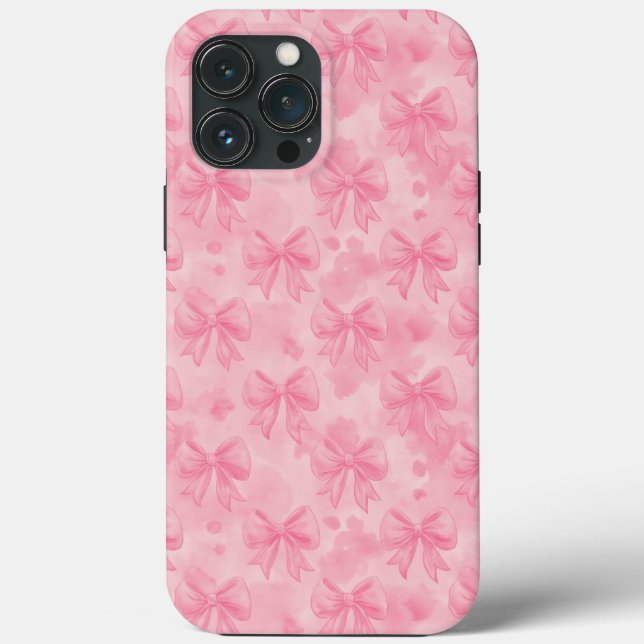 Coques Case-Mate iPhone Coquette Pink Bows (Verso)