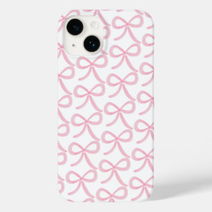 Coque Case-Mate iPhone Coquette Preppy Pink Bows