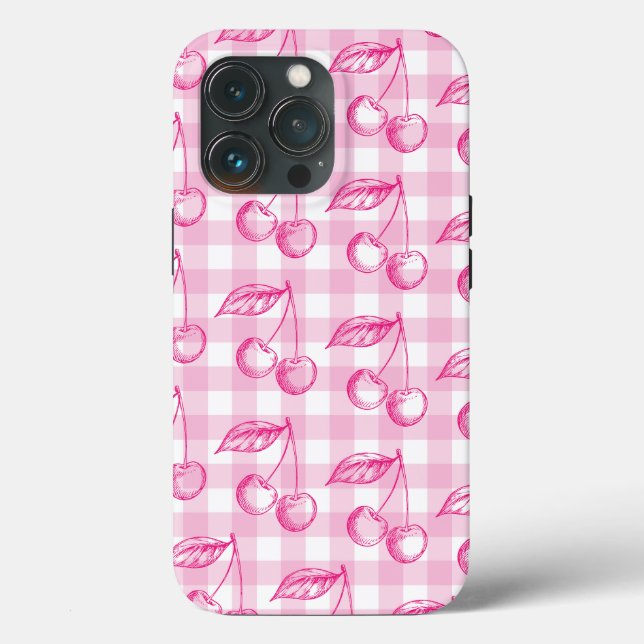 Coques Case-Mate iPhone Coquette rose cerise esthétique (Verso)
