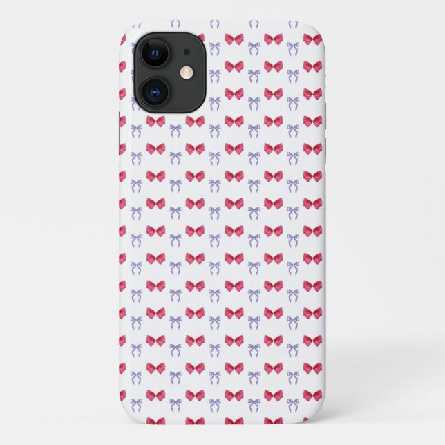 Coques Case-Mate iPhone Coquette rose et pourpre (Dos)