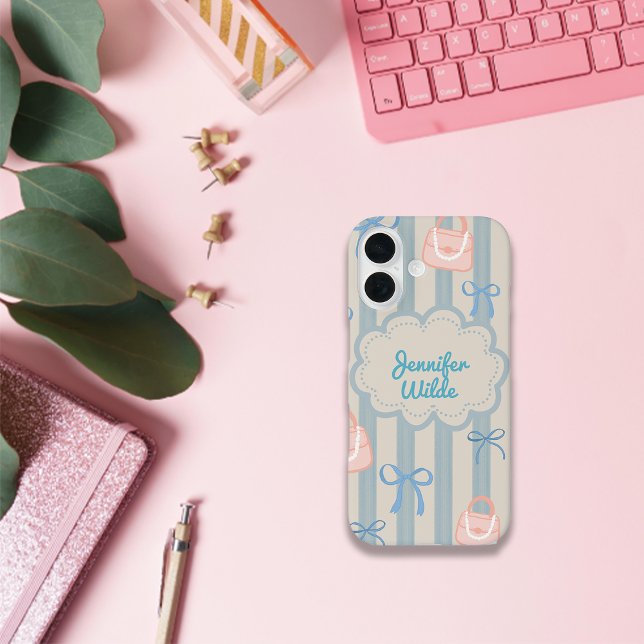 Coques Case-Mate iPhone Coquette thème J'aime Rubans (Créateur téléchargé)