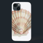 iPhone 13 Coque Coquillage rose et crème<br><div class="desc">Megan Meagher aime peindre des tableaux des belles collections d'océan. Elle capture les offres les plus naturelles pourtant les plus belles de la nature dans la vie marine. Dans cette peinture classique et simple, elle capture la simplicité d'une belle crème et d'un coquillage rose. Obtenez ce morceau de copie de...</div>