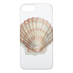 Coques Pour iPhone Coquillage rose et crème