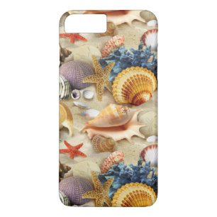 Coque iPhone 7 Plus Coquillages de plage