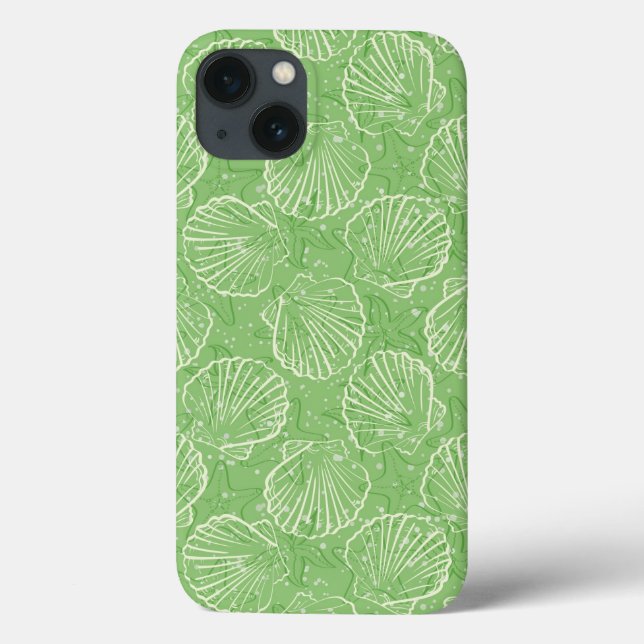 Coques Case-Mate iPhone Coquillages d'ensemble (Verso)