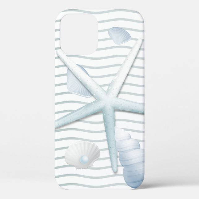 Coques Case-Mate iPhone Coquillages et perles (Verso)