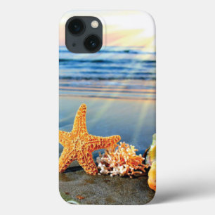 Case-Mate iPhone Case Coquillages marins et étoiles de mer sur la plage