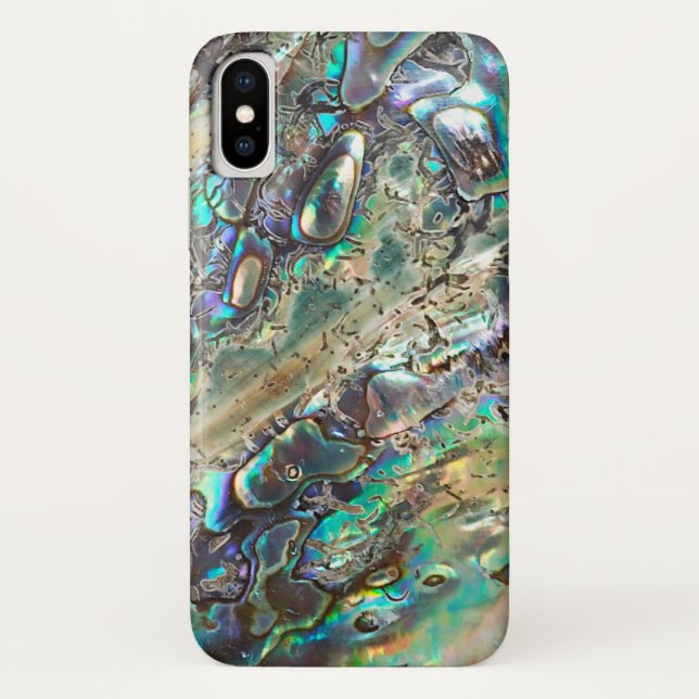 Coques Case-Mate iPhone Coquille de paua de reine (Dos)