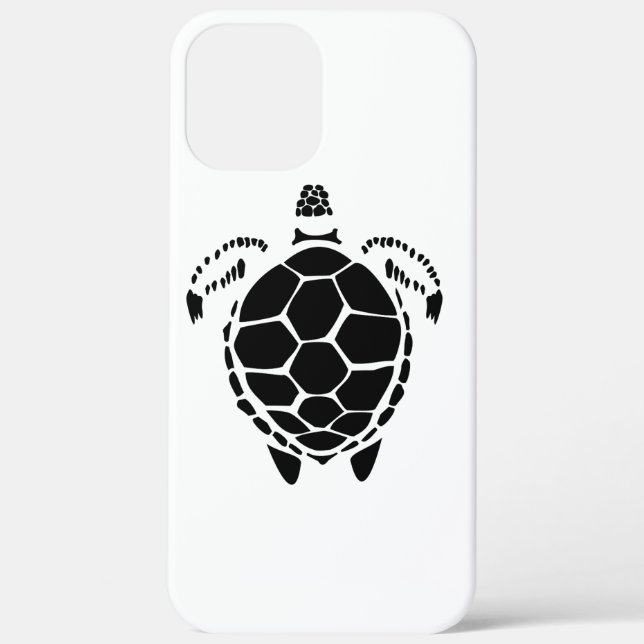 Coques Case-Mate iPhone Coquille de tortue de la mer Noire (Verso)