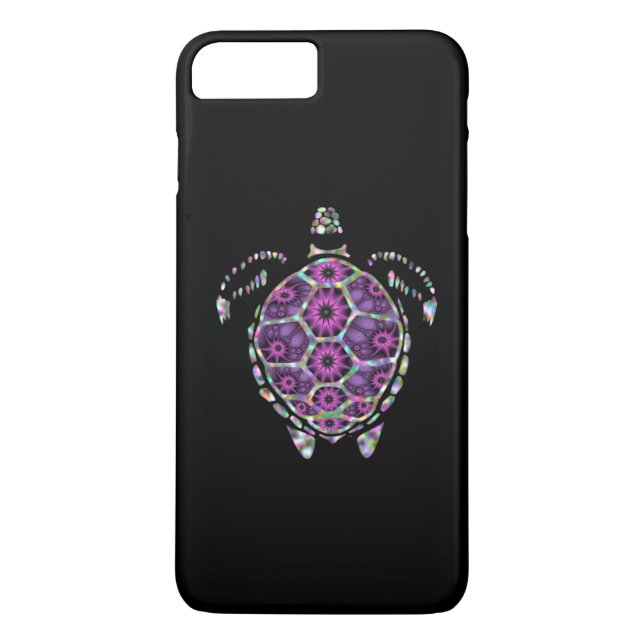 Coques Case-Mate iPhone Coquille de tortue violette (Dos)