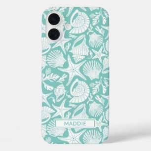 Coque Pour iPhone 16 Plus Coquilles Aqua Personnalisées