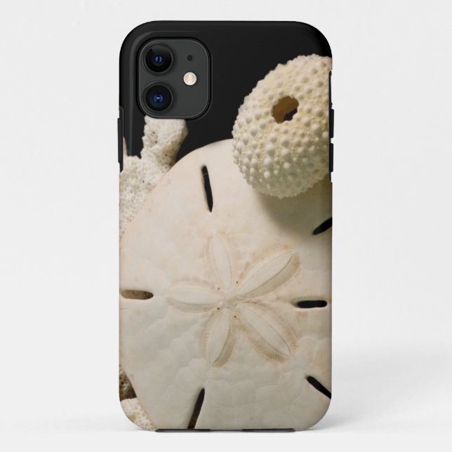 Coques Case-Mate iPhone Coquilles blanches et dollar de sable (Dos)