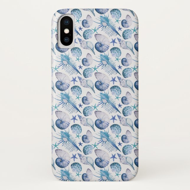 Coques Case-Mate iPhone Coquilles d'aquarelle (Dos)