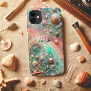Case-Mate iPhone Case Coquilles marines de corail côtier et perles