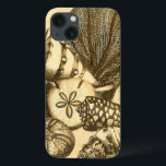 iPhone 13 Case Coquilles neutres et collection de corail<br><div class="desc">Allez sous l'eau pour explorer la mer avec toutes ces différentes créatures marines. Cette oeuvre d'art vintage s'ajoute parfaitement aux amateurs d'anémones de mer. Obtenez votre impression artistique dès aujourd'hui sur votre produit.</div>