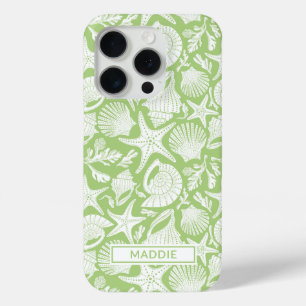 Coque Case-Mate iPhone Coquilles Vertes Personnalisées