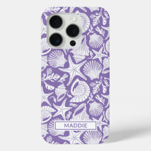 Coque Case-Mate iPhone Coquilles Violettes Personnalisées