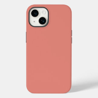 Coque Case-Mate iPhone Corail brûlé simple minimaliste